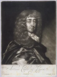 Arthur Capel, Earl of Essex, Engraved by Edward Luttrell and John Smith